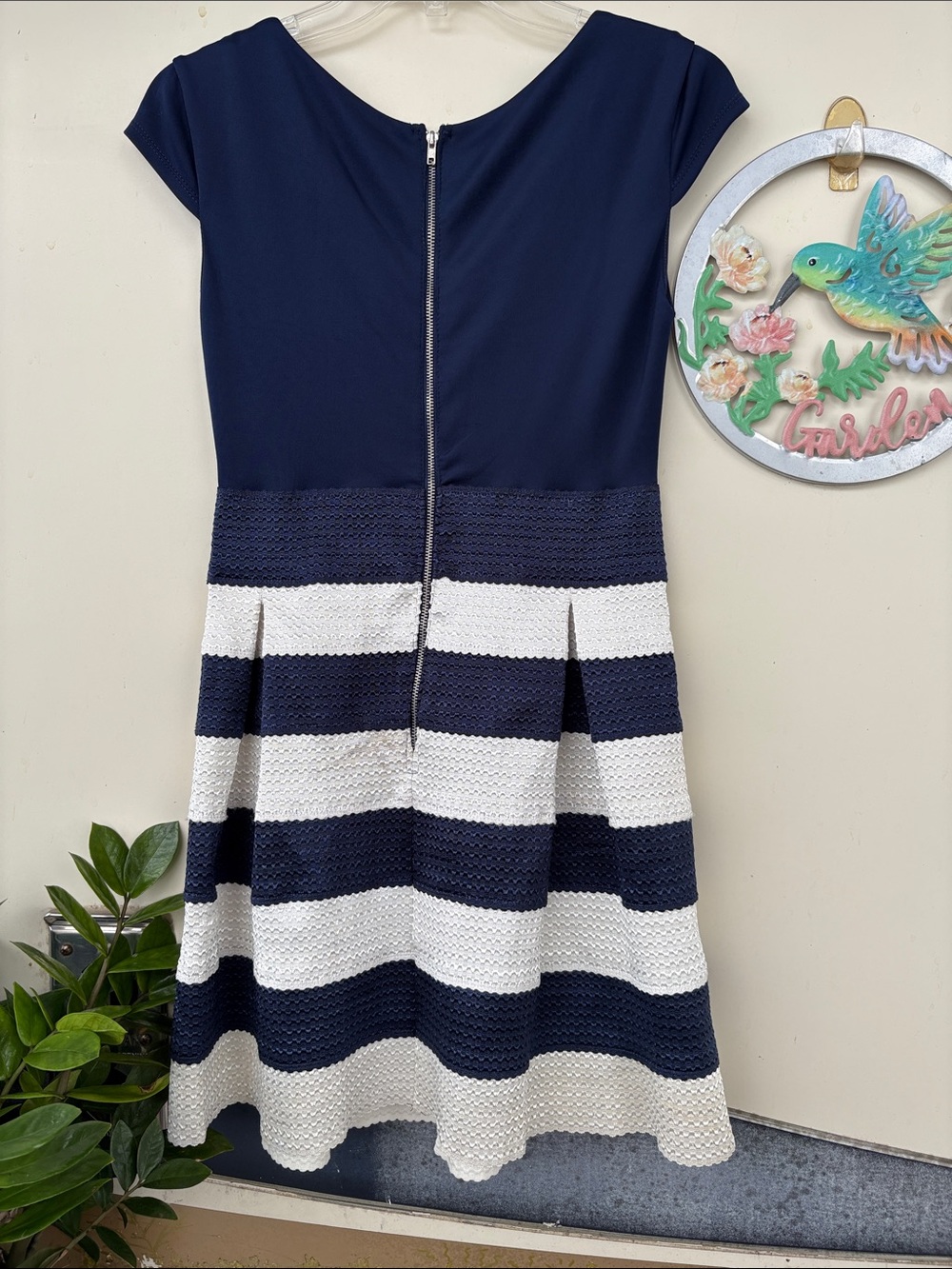 Teeze Me Navy Top with Red Accent Logo - Picture 4 of 4